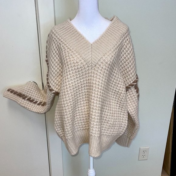 dh NEW YORK Sweaters - DH New York Kelsea Sweater in Oat